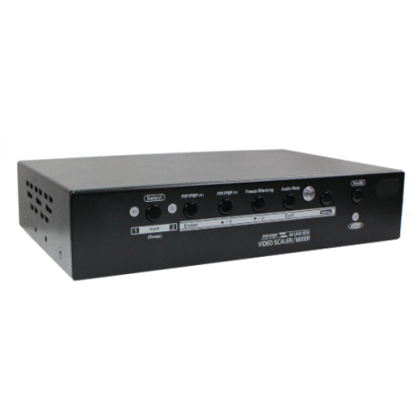 4K HDMI Switch Scaler med PIP och bildblandning. 2 hdmi in och 1 hdmi ut. Toslink Audio Out