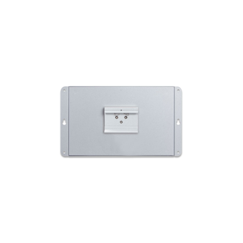 8-portars Industrial Managed Gigabit-switch IEEE 1588 och synkron M12-kontakt. Med automatisk bypass