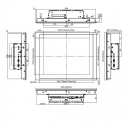 17 TFT-LCD Modular Panel PC | 8:e generationens Intel® Core™ U-serie | 9~48VDC