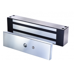 Vattentät elektronisk dörrmagneter, 545 kg hållkraft, 12 / 24vdc. Rostfritt stål