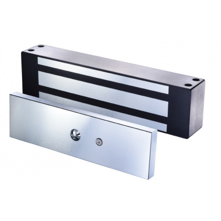 Vattentät elektronisk dörrmagneter, 545 kg hållkraft, 12 / 24vdc. Rostfritt stål