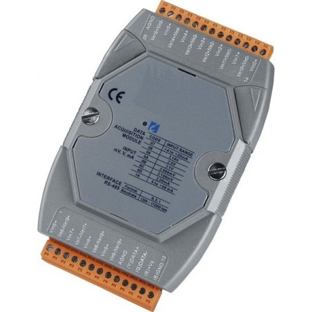 ICP DAS I-7017Z-G-modul för mätning av 10 till 20 analoger 4 - 20mA-strömmar eller spänningar