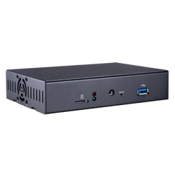 Mediaspelare för reklam och streaming med HDMI, LAN, USB, Micro-SD, IR, 12VDC