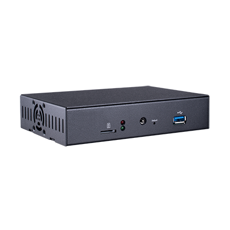 Mediaspelare för reklam och streaming med HDMI, LAN, USB, Micro-SD, IR, 12VDC