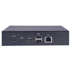 Mediaspelare för reklam och streaming med HDMI, LAN, USB, Micro-SD, IR, 12VDC