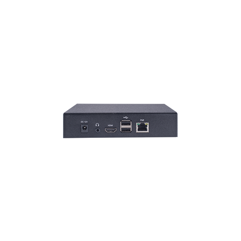Mediaspelare för reklam och streaming med HDMI, LAN, USB, Micro-SD, IR, 12VDC