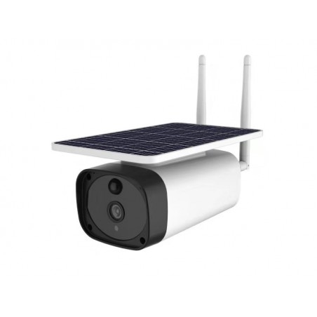 Soldriven 2 MP WiFi Bullet Camera med 10 400 mAh batteri