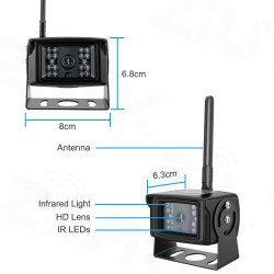 2 Megapixel Wifi box kamera i robust inkapsling. Med IR-ljus