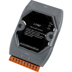 ICPDAS I-7567 är en USB till Hart Converter. 1 HART-port med valfri 250 ohm terminering.