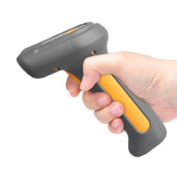 Trådlös QR, 2D och 1D streckkodsläsare med bas USB. Bluetooth och 2,4 GHz