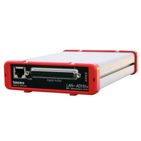 Mätmodul för analog in/utgång 16 bitar och 32 digitala in- och utgångar. PoE