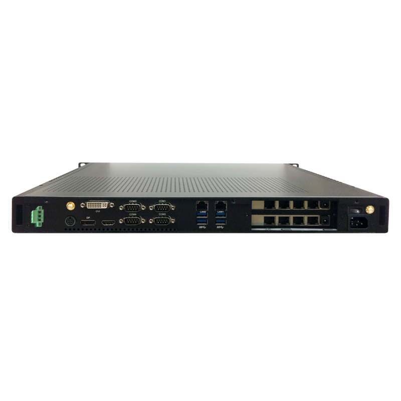 1Unit server med 4x 3½" skuffer 1xDVI-D, 2 X DP