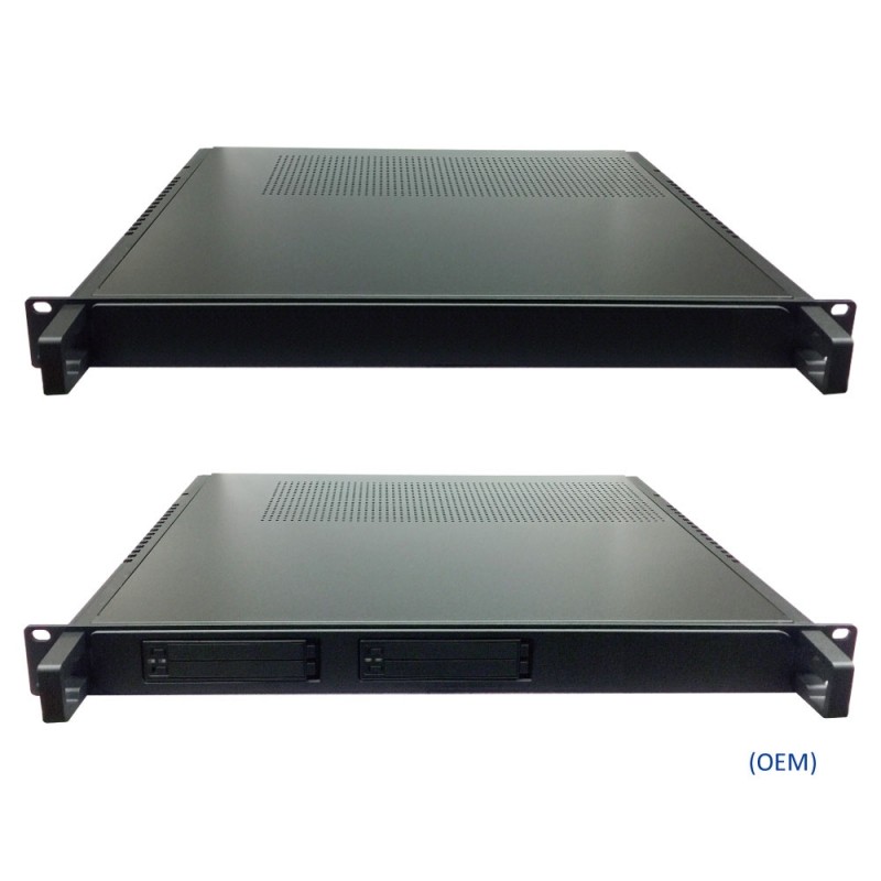 1Unit server med 4x 3½" skuffer 1xDVI-D, 2 X DP