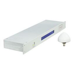 GPS styrd Time Server NTP-server för nätverk. LAN med aktiv GPS-antenn