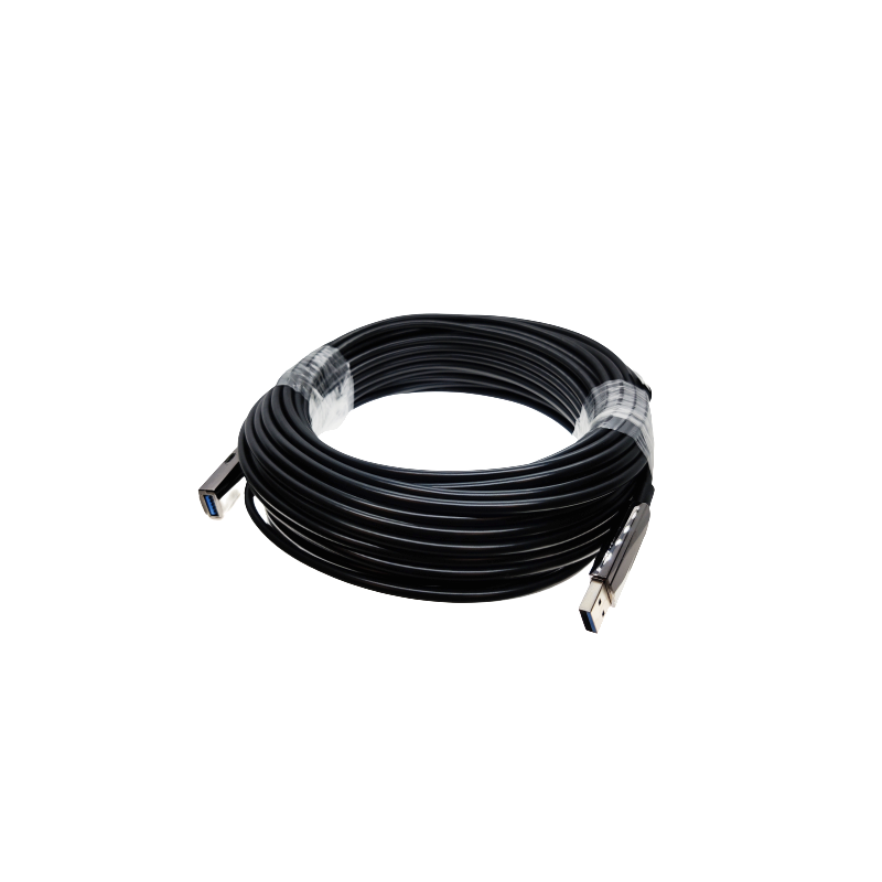 USB 3.0 aktiv optisk kabel (AOC), fiberoptisk, dataöverföringshastighet på 5 Gbps upp till 100 meter