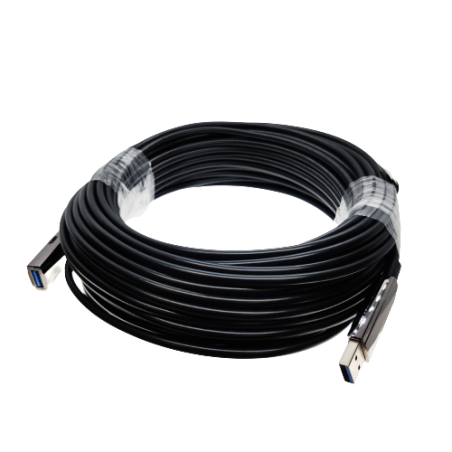 USB 3.0 aktiv optisk kabel (AOC), fiberoptisk, dataöverföringshastighet på 5 Gbps upp till 100 meter