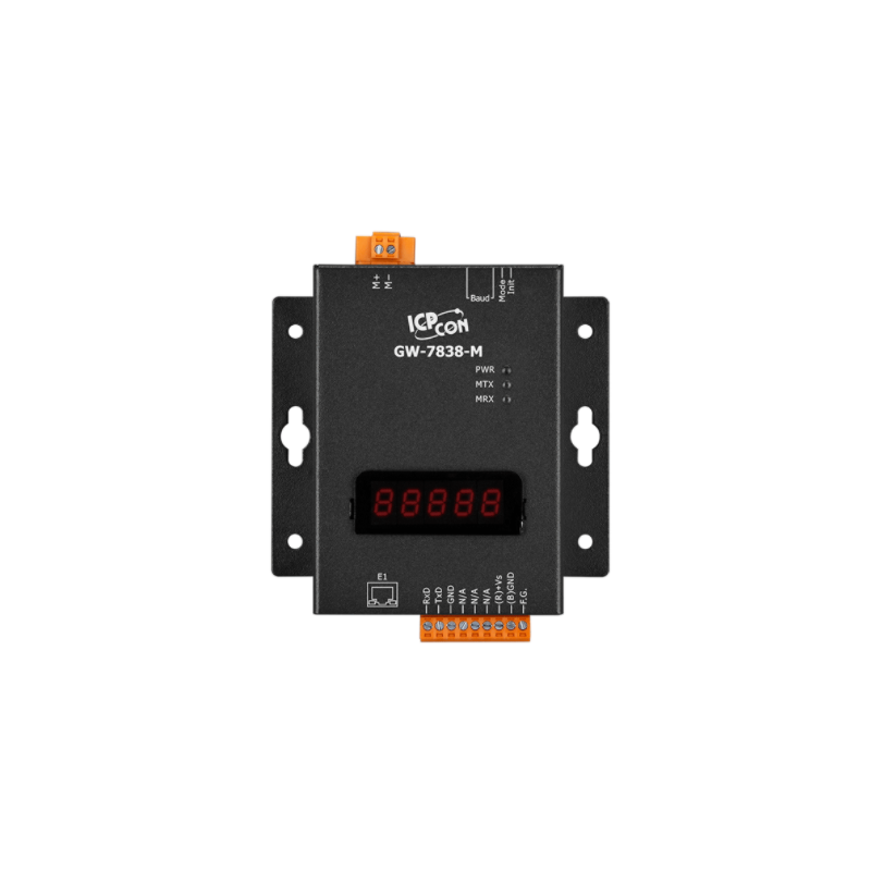 Modbus TCP Server Master til M-Bus Slaver Gateway. Supporterer op til 100 M-Bus enheder