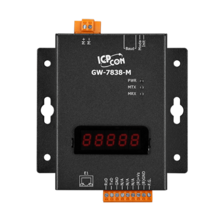 Modbus TCP Server Master til M-Bus Slaver Gateway. Supporterer op til 100 M-Bus enheder