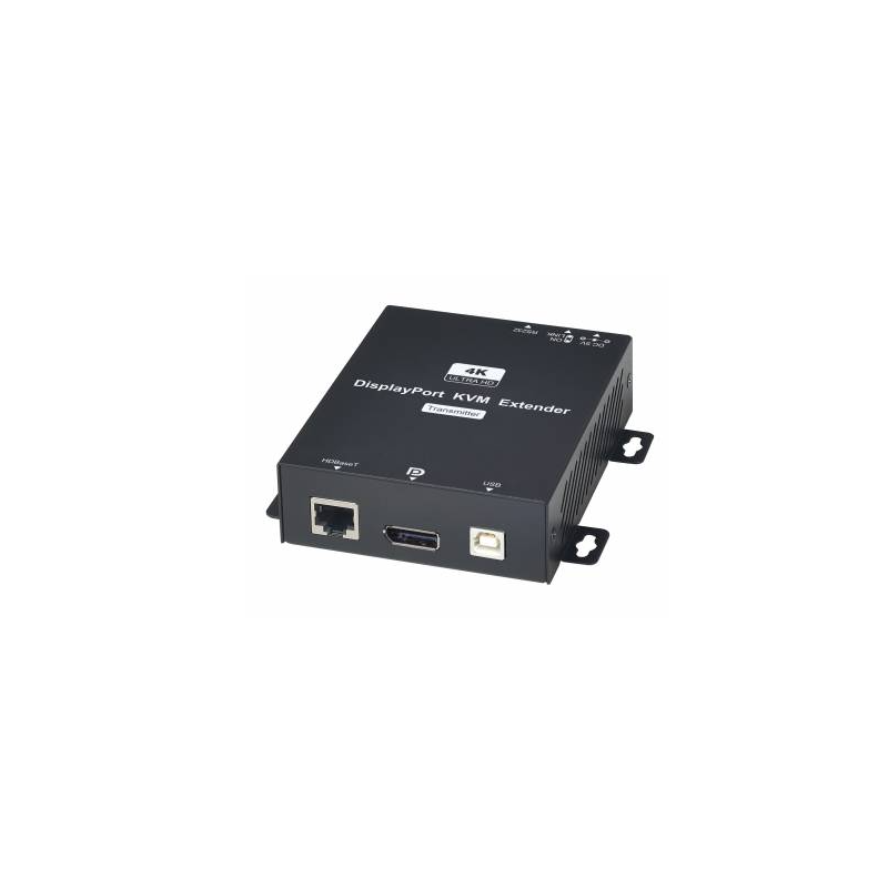DisplayPort KVM-förlängare med 4 x USB upp till 100m Kat. 6a Kabel - för pekskärm