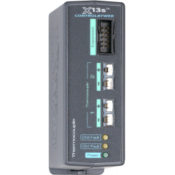 2 kanal termocoupler modul för X-400 och X-600-styrenheter från ControlbyWeb