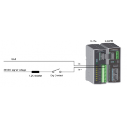 8 kanals Digital input Expansion modul til X-400 og X-600 Controller fra ControlByWeb