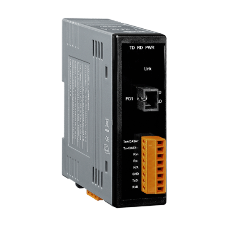 RS232 / RS422 / RS485 seriel signaler över Single Mode fiber