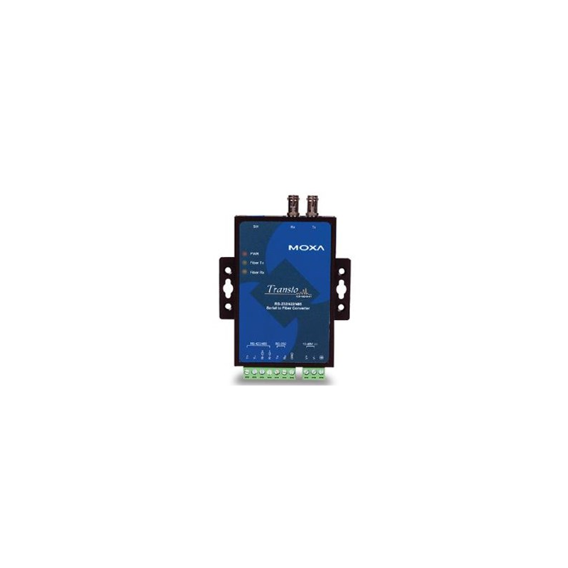 RS232/422/485 til Single Mode fiber konverter, ST stik. Baud rate op til 921.6kbps