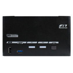 2 portar 8K 4 x Monitor DisplayPort KVM omkopplare med USB3.2, USB3.0