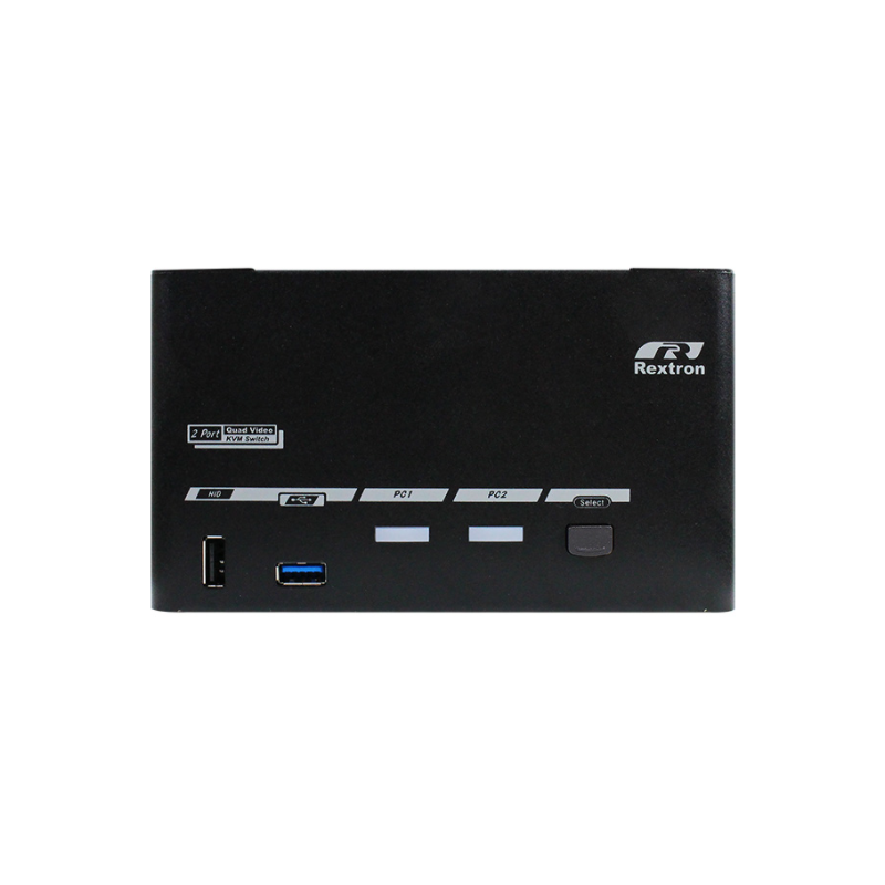2 portar 8K 4 x Monitor DisplayPort KVM omkopplare med USB3.2, USB3.0