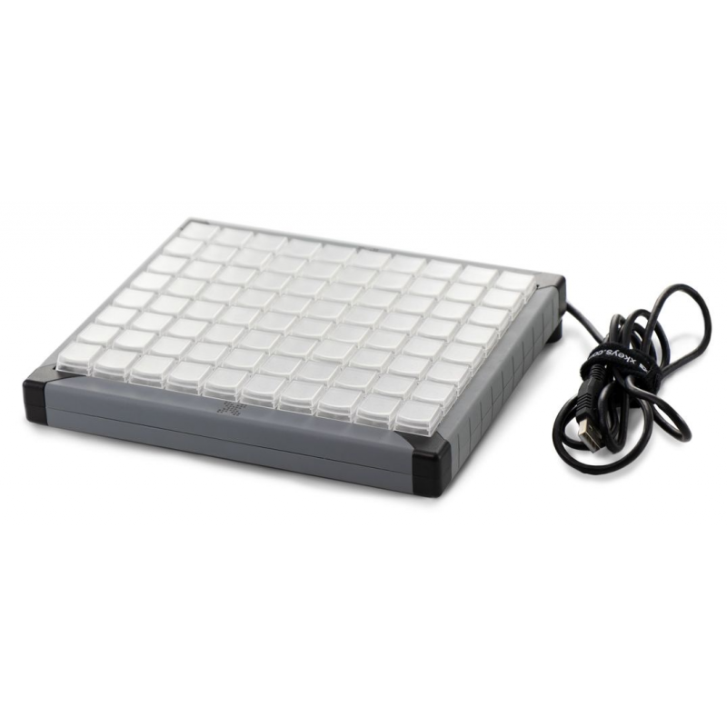 X-KEYS XK-0980-UBK80-R, USB-tangentbord med 80 programmerbara knappar och inbyggd LED-ljus