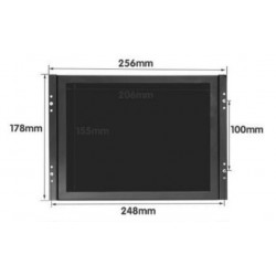 10.4” Hög Ljusstyrka, Höga Nits, Solljus Läsbar, LCD skärm