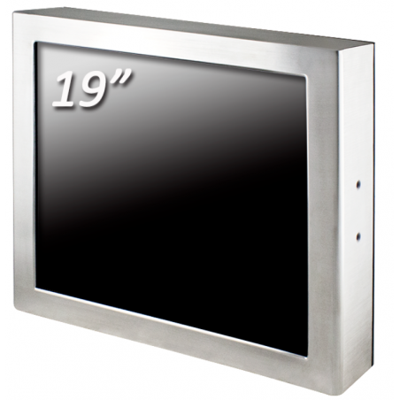 Rustfri ståæ 304 panel PC blæserløs i3,i5,i7 med touch, RS232, USB til windows 7/10