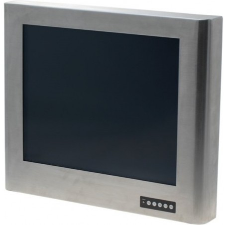 17" IP67 stål TFT-skärm, beröringsresistiv, vattentät, Vesa-fäste VGA