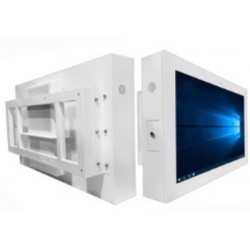 32" Outdoor Panel PC vattentät High nits 1500 för solljus med automatisk ljussensor