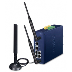 LoRWan Gateway i industriell kvalitet med IOT-enheter. Dubbelband WiFi. Byggd i 5 portar switch