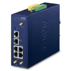 LoRWan Gateway i industriell kvalitet med IOT-enheter. Dubbelband WiFi. Byggd i 5 portar switch