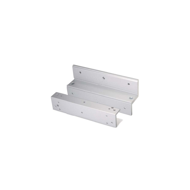 Z-fäste till DOOR-MAGNET-V8. 3 delar i extruderad aluminium. För inre dörren