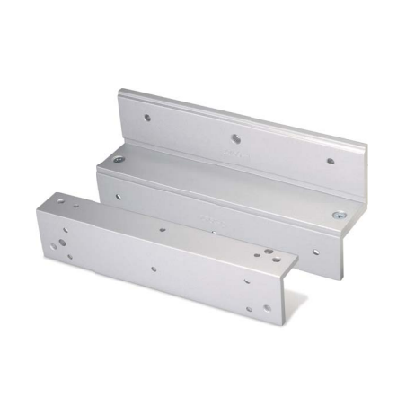 Z-fäste till DOOR-MAGNET-V8. 3 delar i extruderad aluminium. För inre dörren