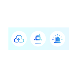 GSM / LTE / 4G / GPRS mobilinsamling från trådlöst T & D-meter via gratis molntjänst till PC eller Mobile