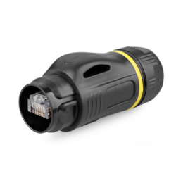 IP67 Vattentät plasthus för RJ45 UTP-patchkabel.