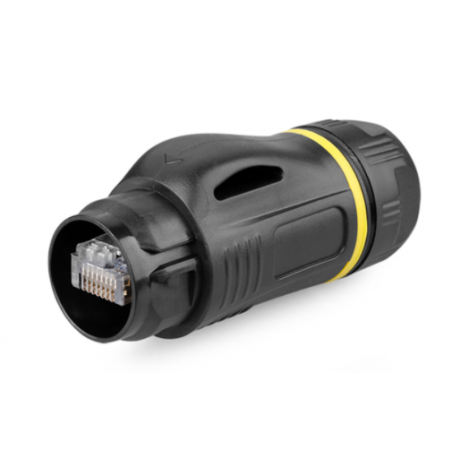 IP67 Vattentät plasthus för RJ45 UTP-patchkabel.