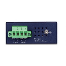 2 x PoE+ injektor 2 x PoE+ PSE og 2 x LAN. Gigabit. Mid-span injektor