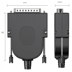 DB25 hankopplingsplint, Breakout box LPT