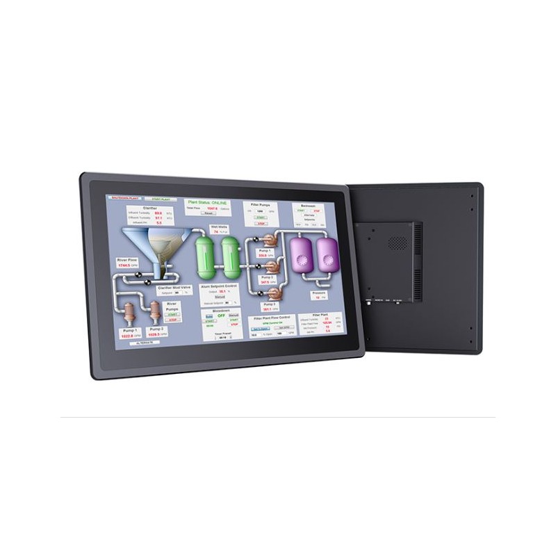 21,5" Panelmonitor 1000nits är kraftfull ljusstyrka, PCAP. Levereras med VESA eller panelmontering HDMI, VGA, AV