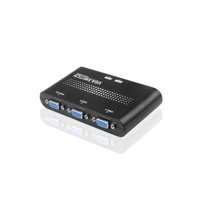 2 VGA-port haneeeuell switch box. 2 x DB15HD hon / haneee från DB15HD