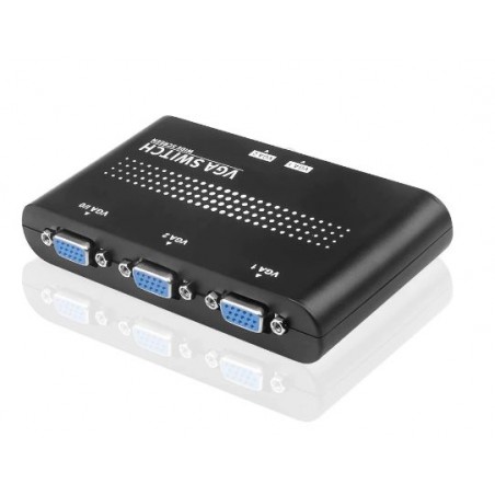 2 VGA-port haneeeuell switch box. 2 x DB15HD hon / haneee från DB15HD