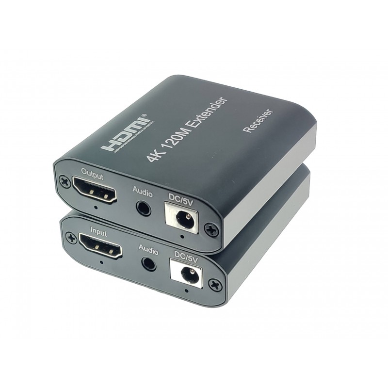 4K HDMI-förlängning över nätverkskabel (120m)