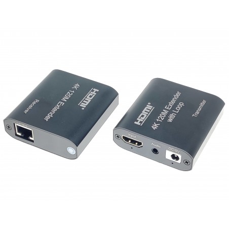 4K HDMI-förlängning över nätverkskabel (120m)