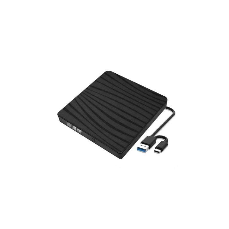Extern USB 3.O DVD / CD -DRIVE (Black)