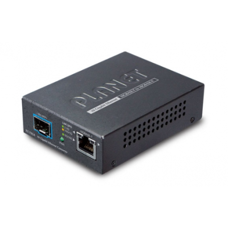Mediekonverterare RJ45 för fiber. RJ45 10Gbit/5Gbit/2,5Gbit/1Gbit/100Mbit. Fiber 10Gbit SFP+